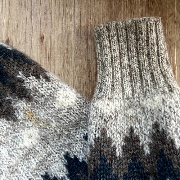 Woolrich Vintage Wool Knot Thick Winter Sweater Pullover - Picture 2 of 5